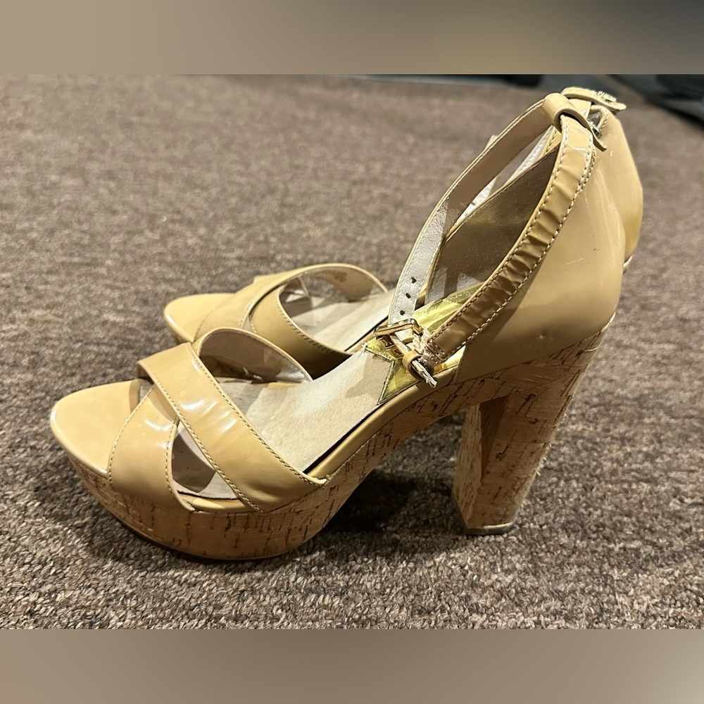 Michael Kors Open Toe Sandal Cross Open Toe Woode… - image 6